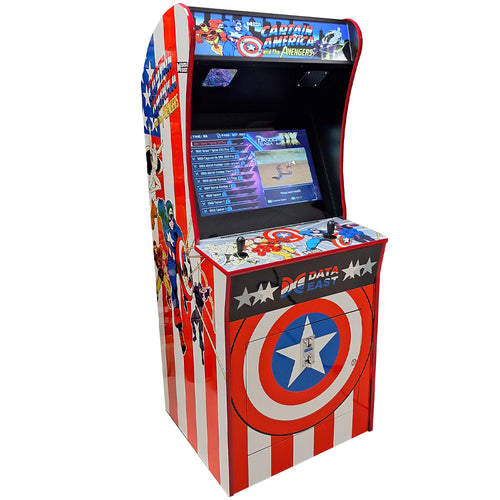 Arcadekast Captain America 5000 games - vooraanzicht