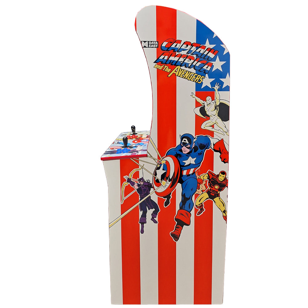 Arcadekast Captain America 5000 games - linkerzijde