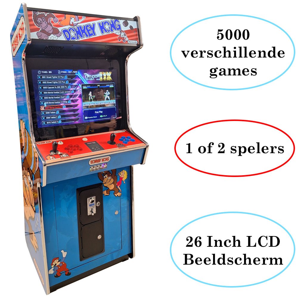 Arcadekast Donkey Kong Slim - productfoto 4