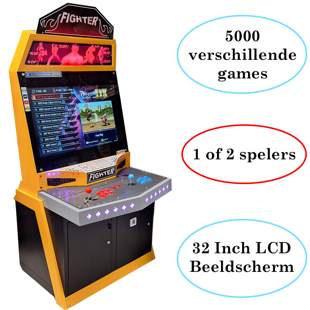 Arcadekast Fighter - promotiefoto