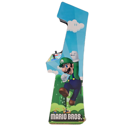 Arcadekast Mario Bros Slim - linkerzijde