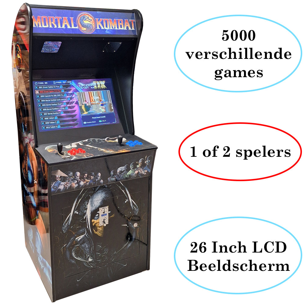 Arcadekast Mortal Kombat - promotiefoto