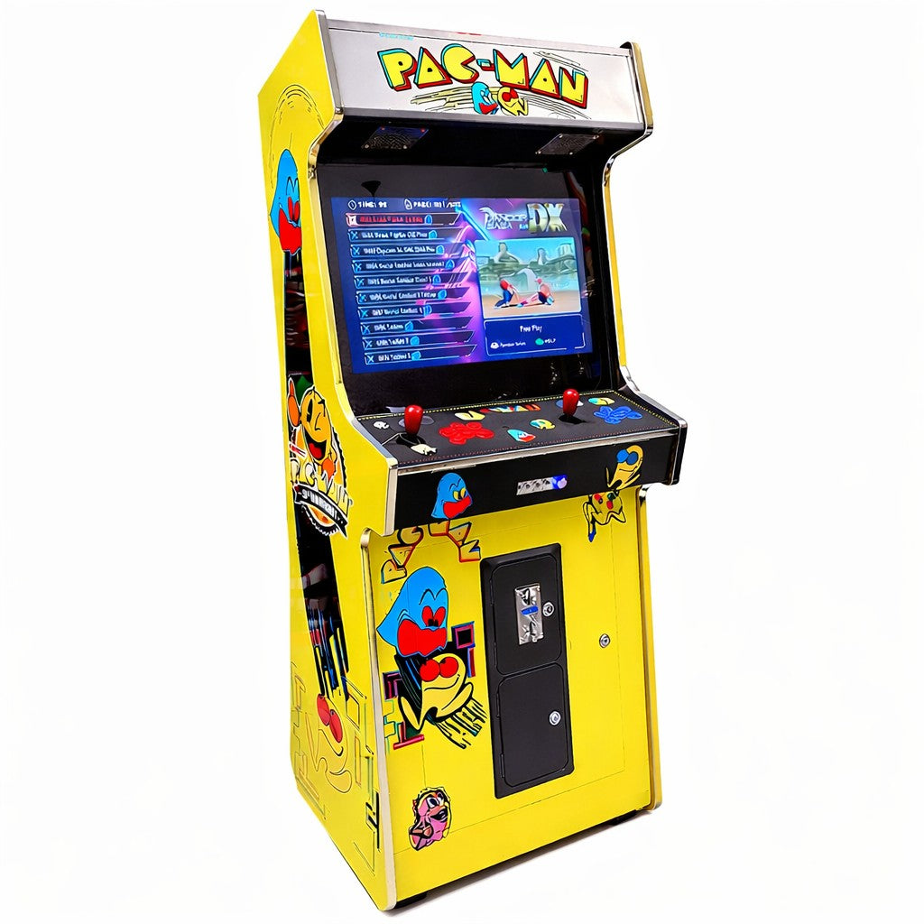 Arcadekast Pacman Geel Slim - productfoto 1