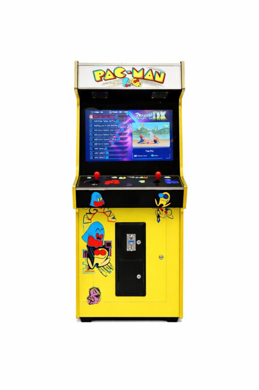 Arcadekast Pacman Geel Slim - productfoto 4
