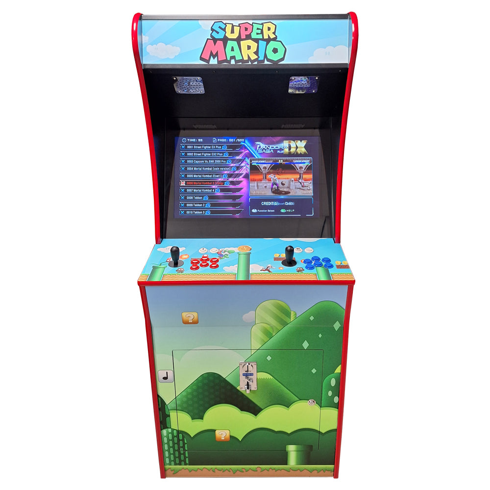 Arcadekast Super Mario - vooraanzicht