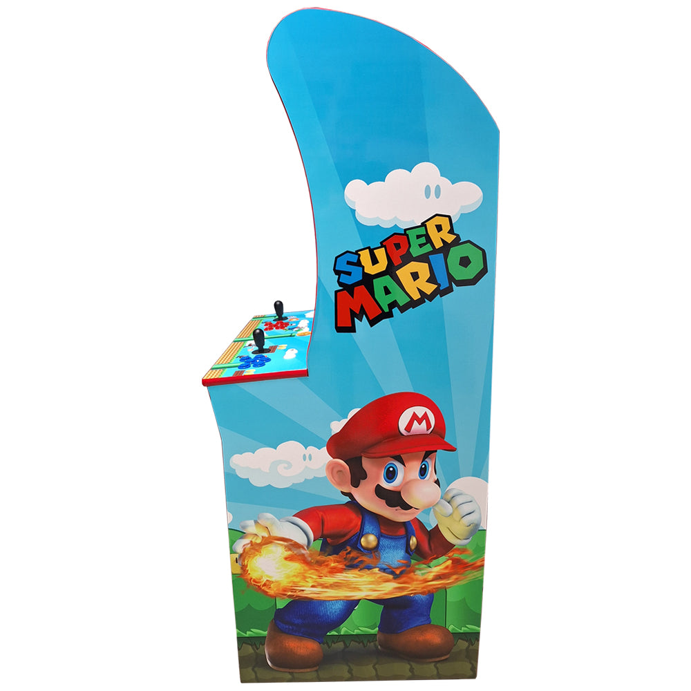 Arcadekast Super Mario - linkerzijde